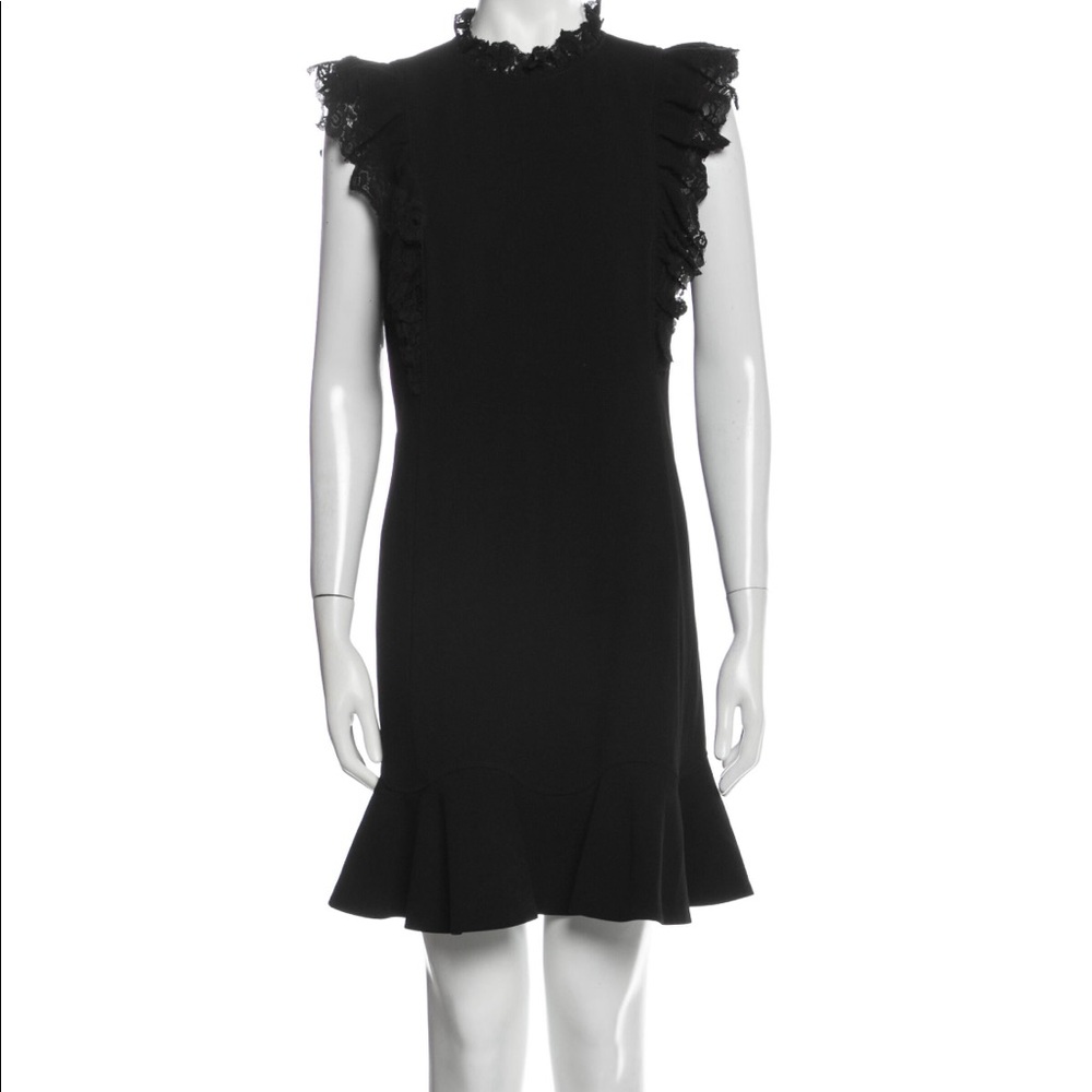 Rebecca Taylor Mock Neck Black Dress size 4